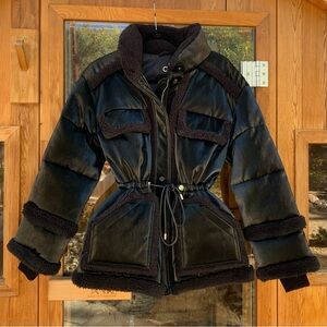 Deadstock ALO Yoga Ice Breaker Black Puffer Jacket BRAND NEW